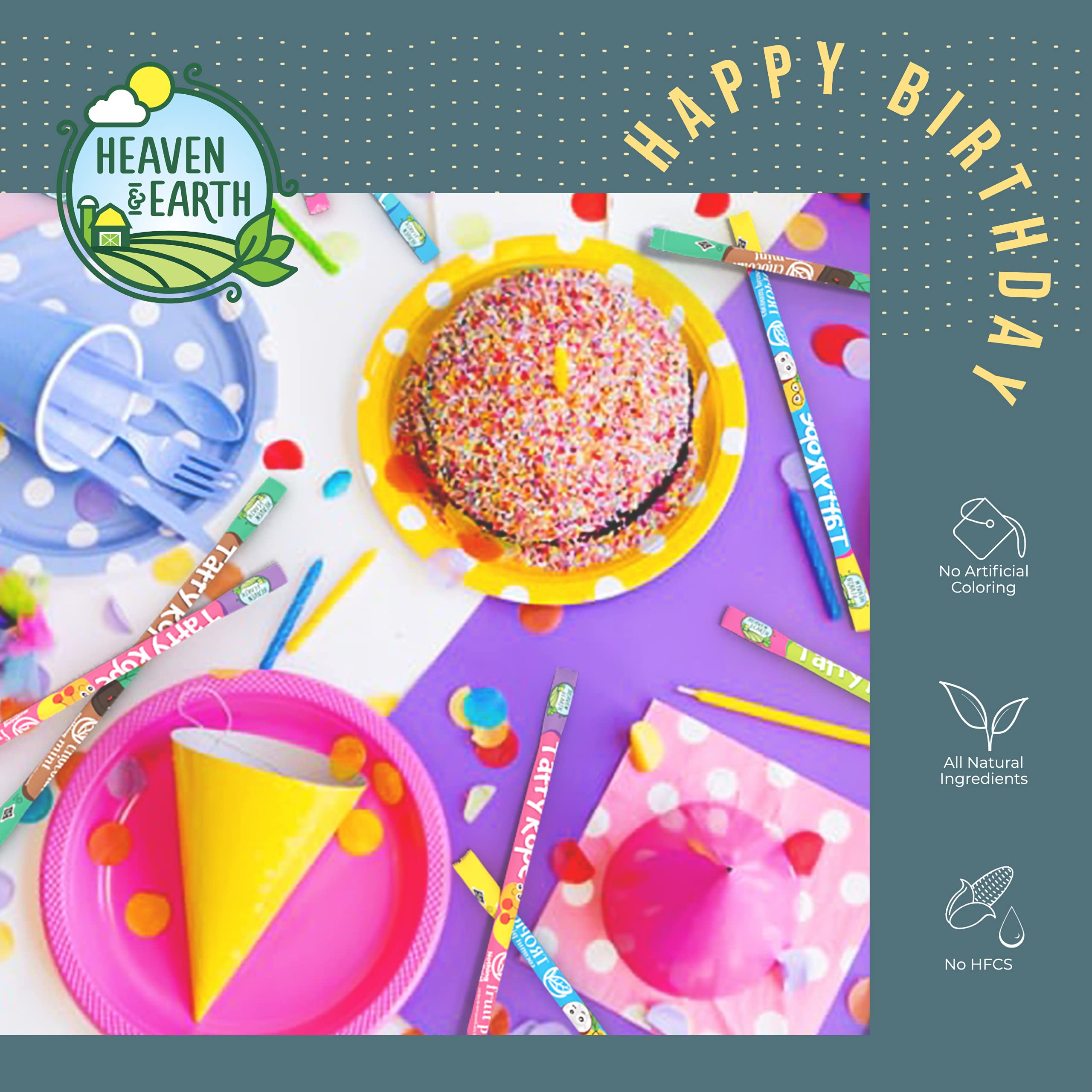 Gluten-free Heaven & Earth Fruit Punch Taffy Rope snack