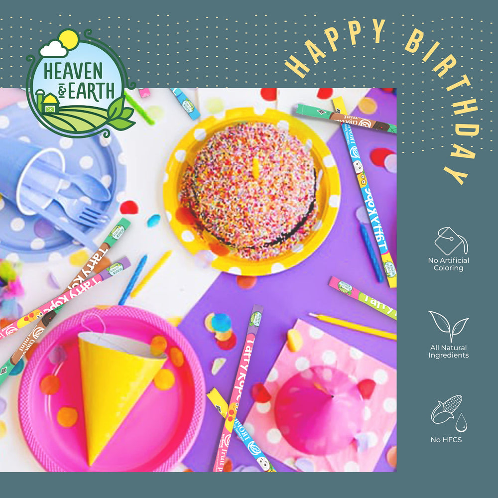 Gluten-free Heaven & Earth Fruit Punch Taffy Rope snack