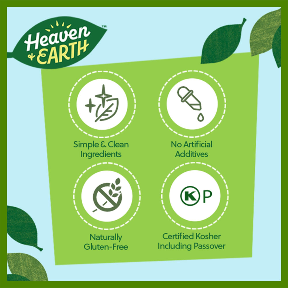 HEAVEN & EARTH grain-free pasta is Kosher for Passover.