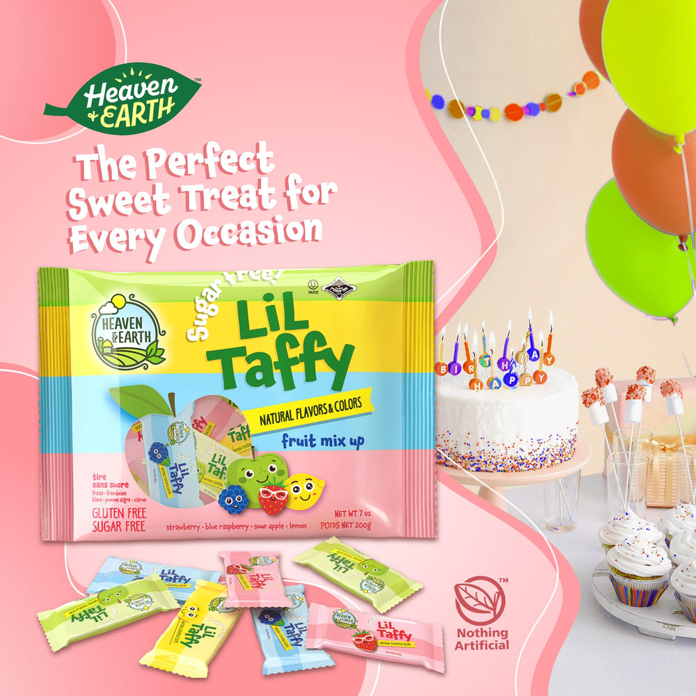Heaven and Earth Lil Taffy wrapped candy individually packed for fresh sharing moments.