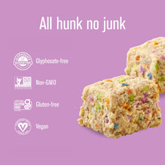 Wholesome oats in Heavenly Hunks Birthday Cake cookies.
