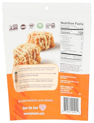 Heavenly Hunks Carrot Cake Drizzle bite closeup highlights soft texture