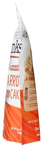 Heavenly Hunks Carrot Cake Drizzle on-the-go snack image suggests quick treat