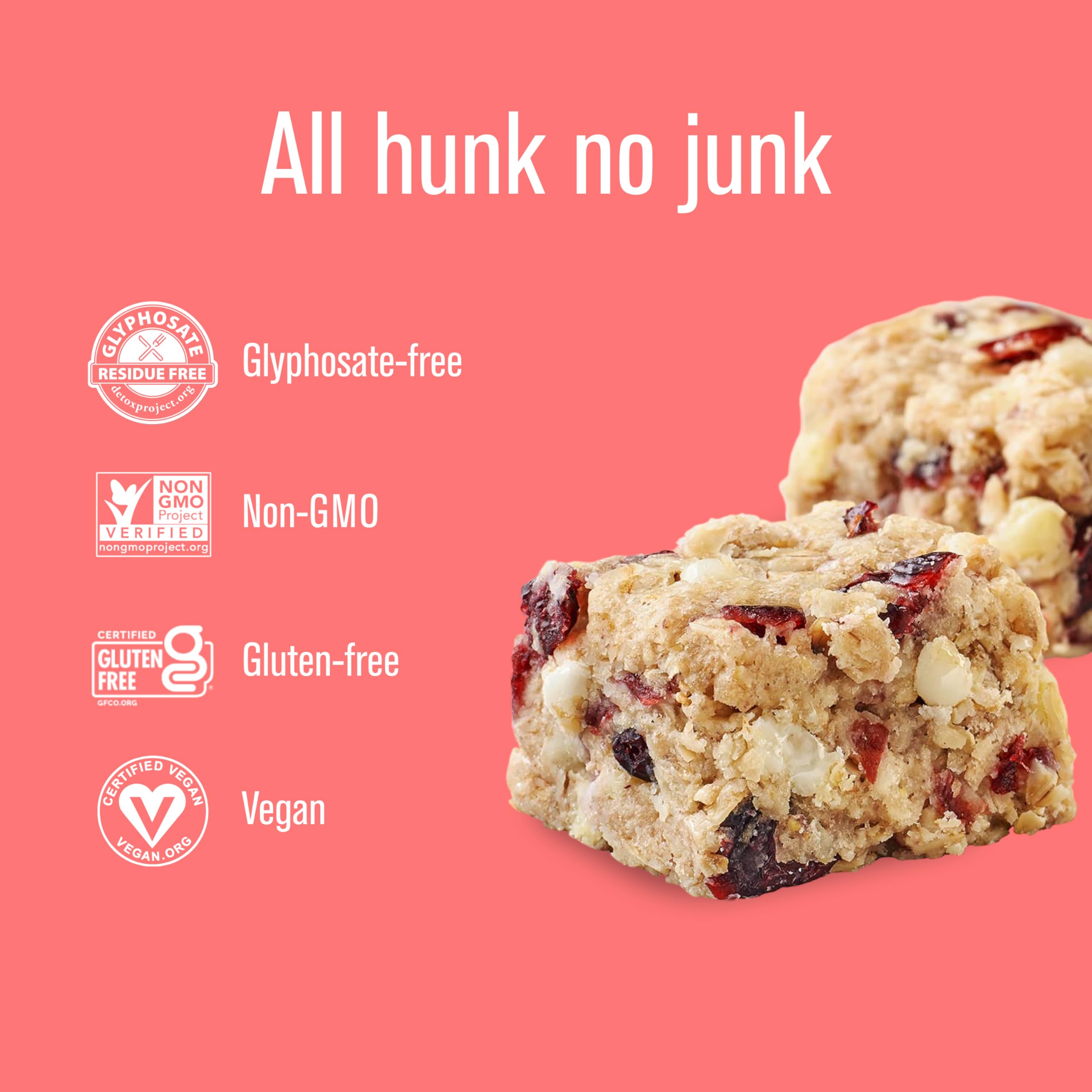 On-the-go Heavenly Hunks snack image for busy mornings and travel.