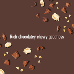 Heavenly Hunks nutrition label highlights oats and chocolate chips.