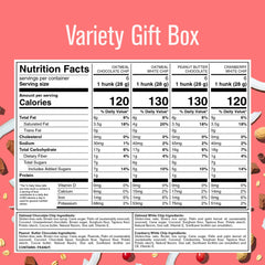 Four flavors shown together, vegan and gluten-free snacks for any time.