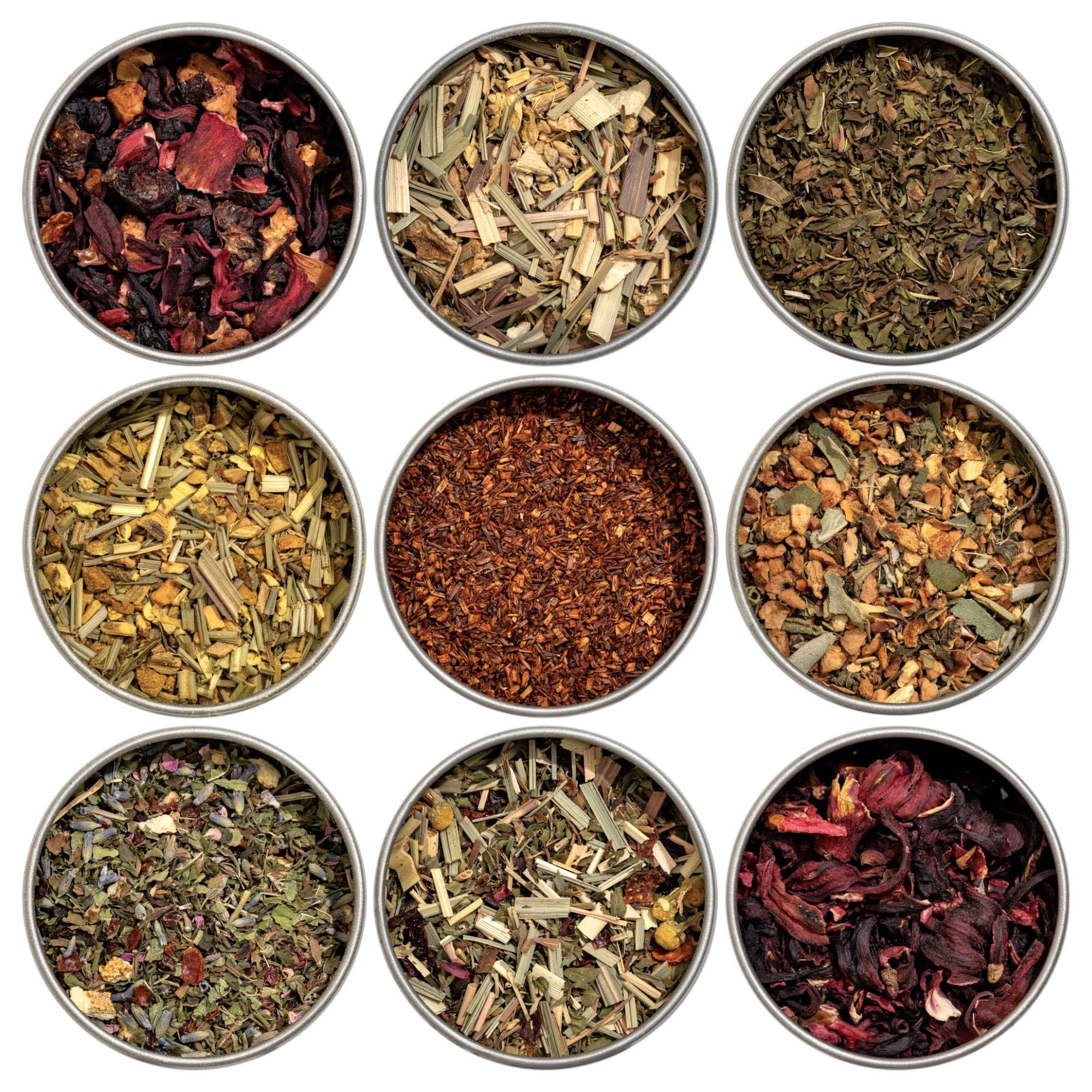 Heavenly Tea Leaves herbal sampler gift box for cozy evenings.