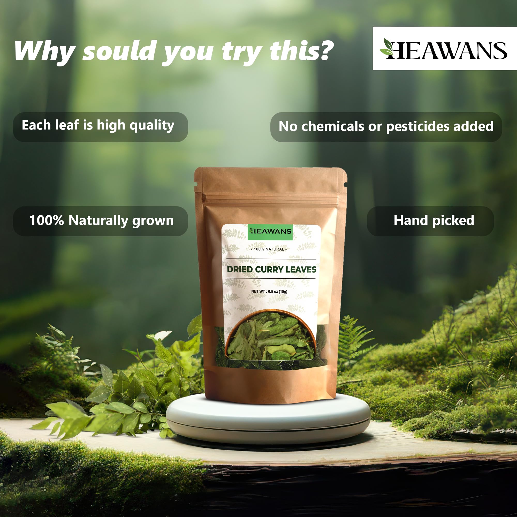 Heawans sealing pouch preserves aroma and freshness after opening.