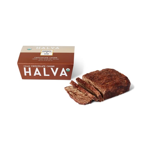 HEBEL & CO halva ice cream topping, adds cocoa notes to desserts.