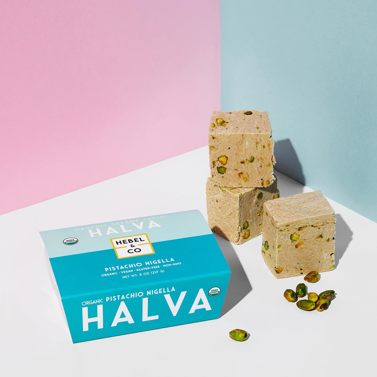Toasted toast with halva spread shows versatile breakfast topping