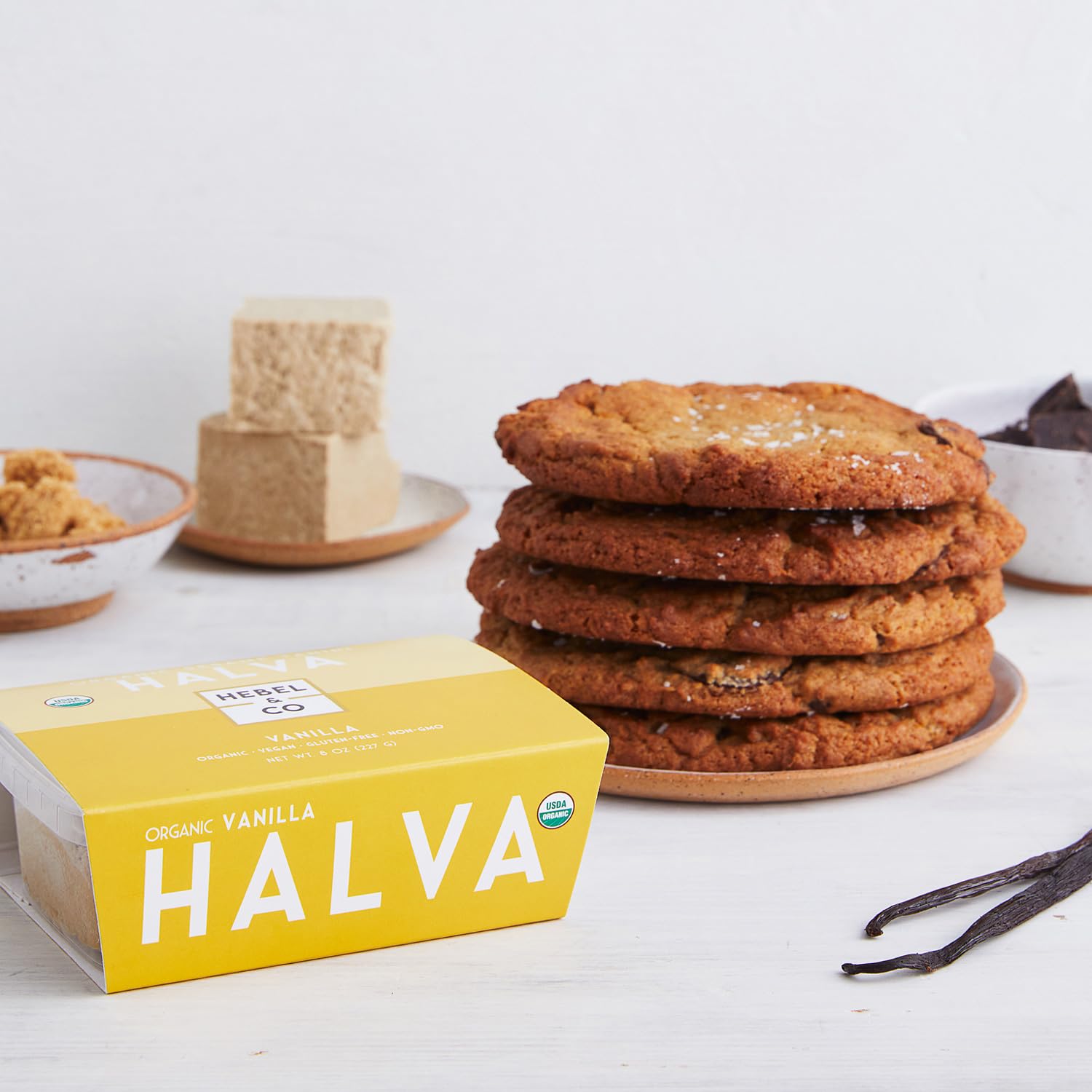 HEBEL & CO Vanilla Halva—tahini and vanilla notes for desserts.