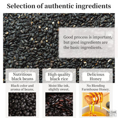 Handmade Hee Creek sesame balls reveal glossy surface and premium ingredients.