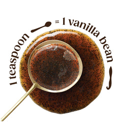 Alcohol-free Heilala Vanilla Paste label for versatile recipes.