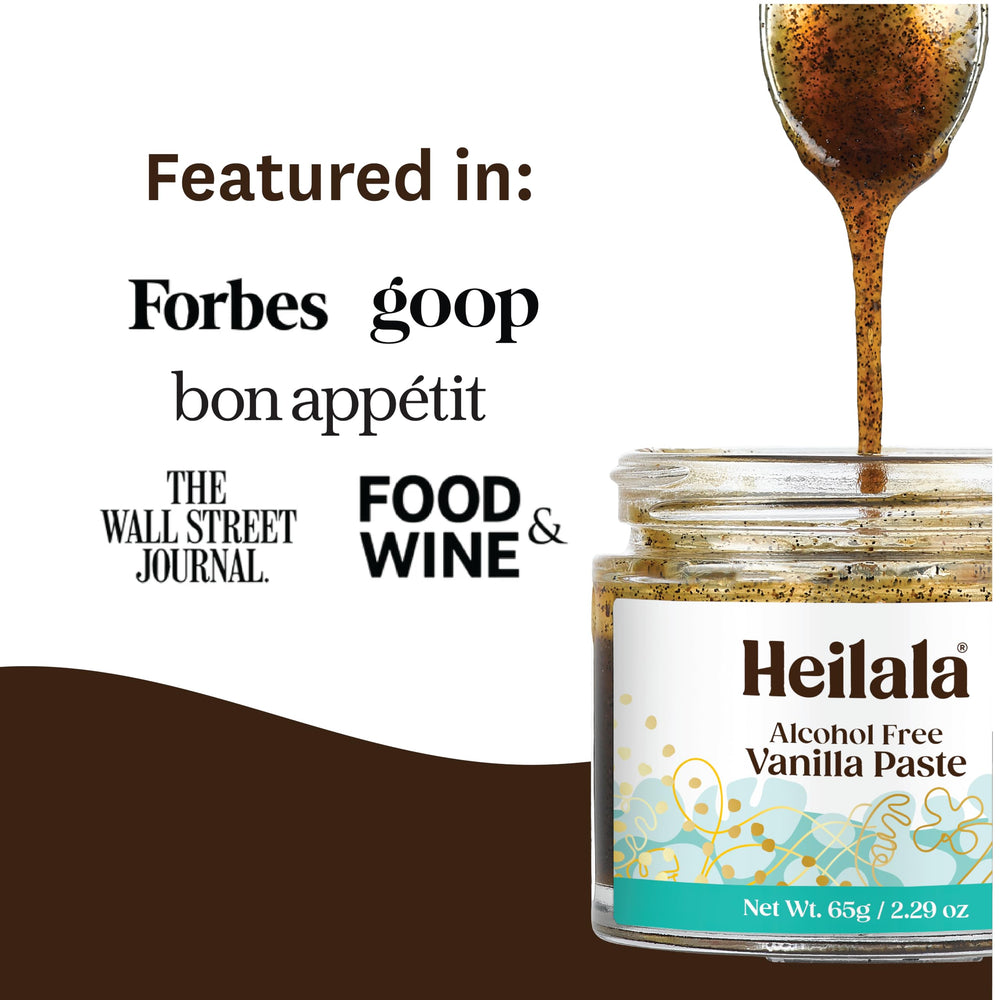 Seed-speckled Heilala Vanilla Paste ready for ice cream and custards.
