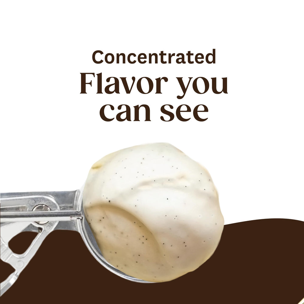 Heilala Vanilla Paste spoon-close highlighting silky texture for premium frostings.