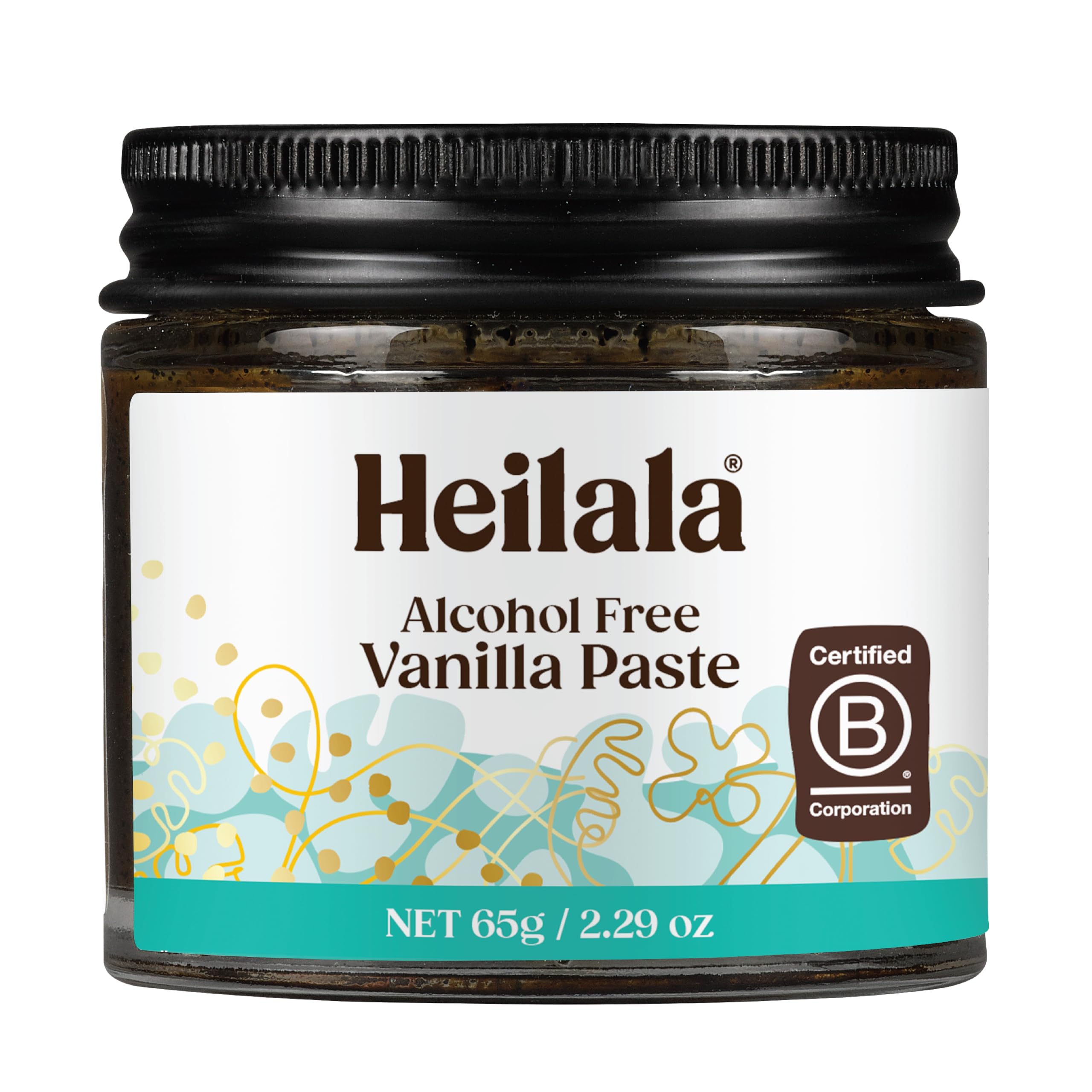 Heilala Vanilla Paste with bean speckles enhances cookies and frostings.
