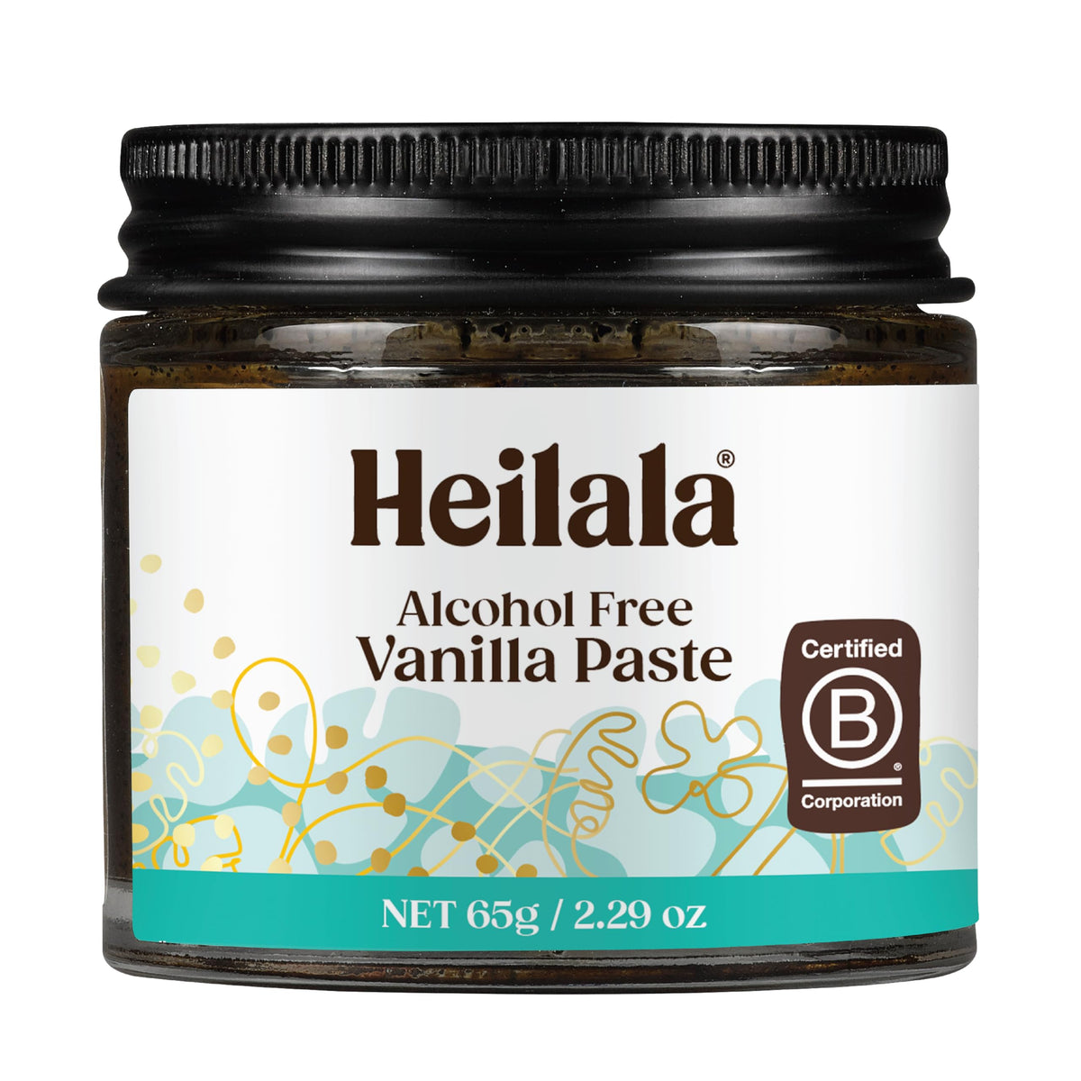 Heilala Vanilla Paste with bean speckles enhances cookies and frostings.