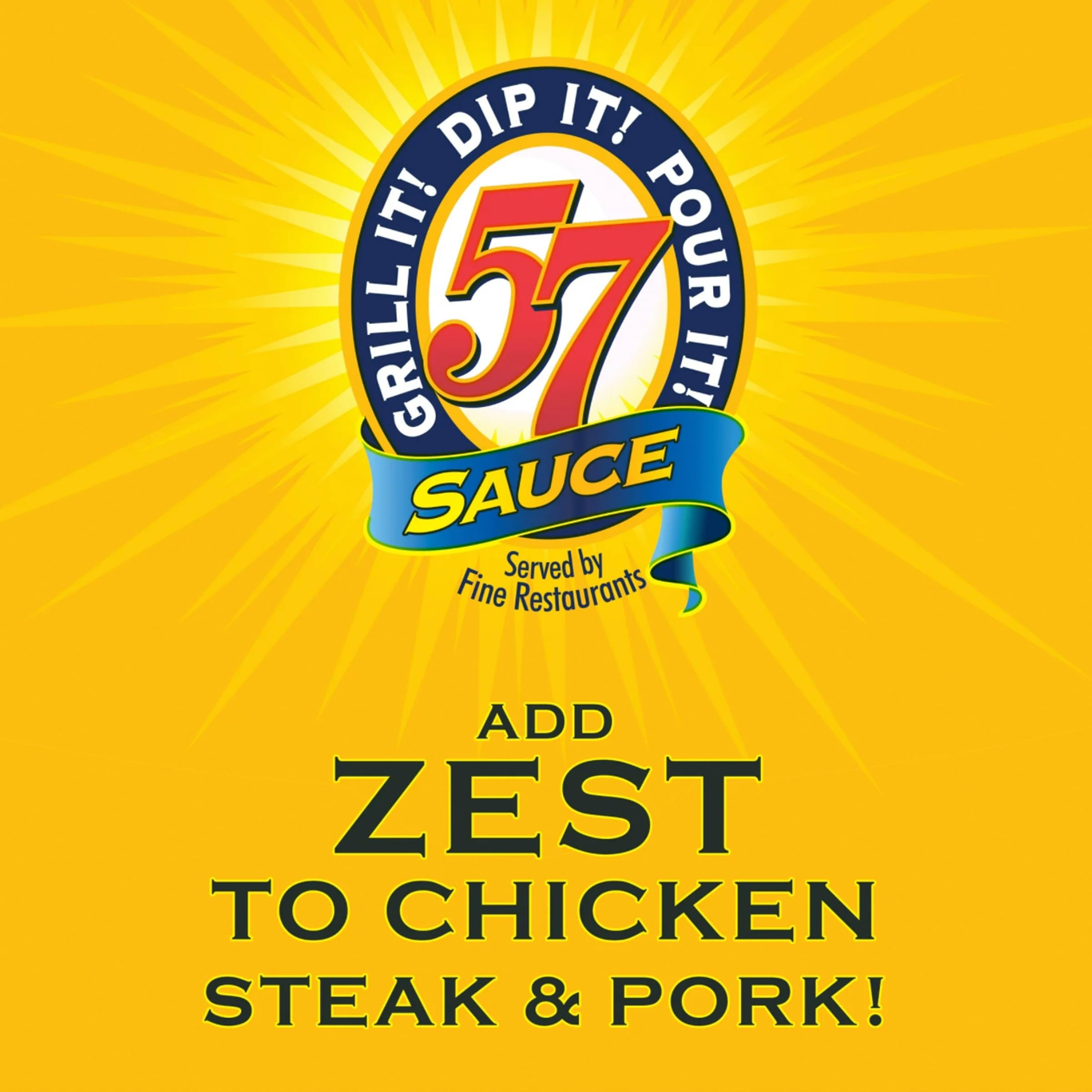 HEINZ 57 Original Sauce used on pork as a glaze