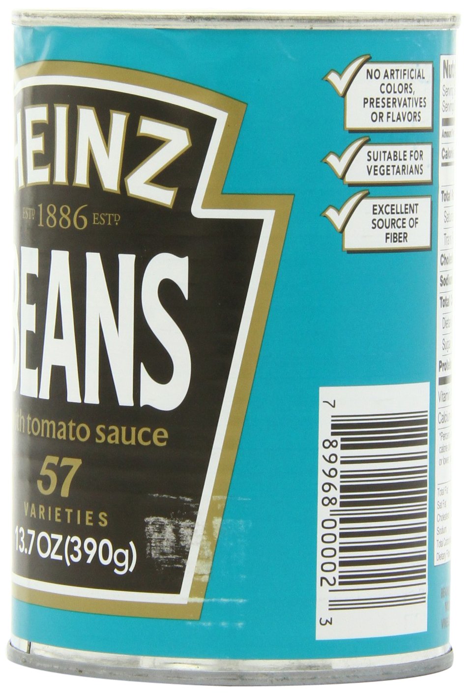 Breakfast platter featuring Heinz Beans and sausages for a hearty start.