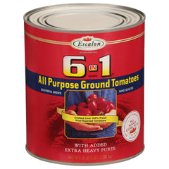 HEINZ Escalon 6 in 1 ground tomatoes front can for sauce bases