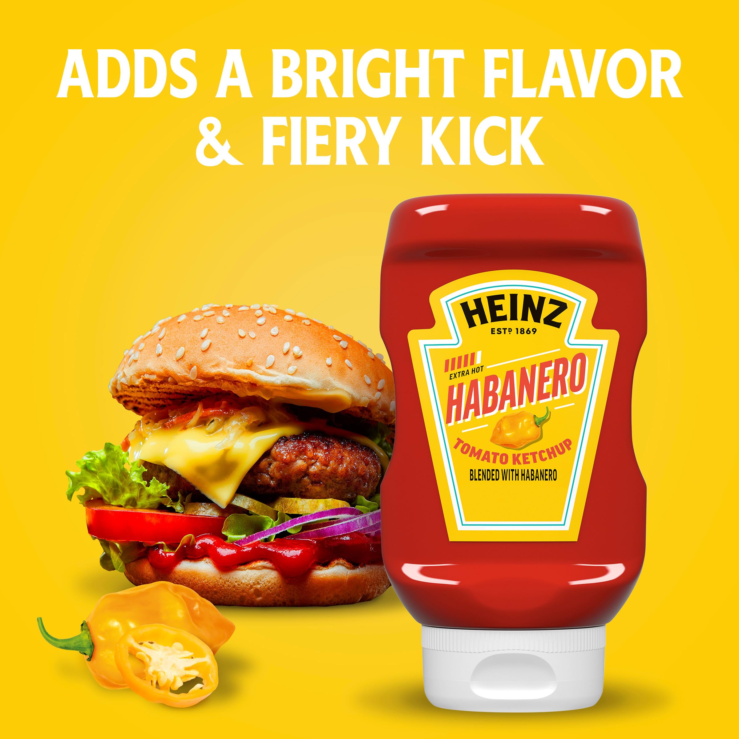 Refrigerate Heinz Ketchup Blended with Habanero after opening.
