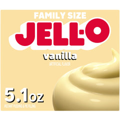 HEINZ Jell-O Vanilla Pudding Box ready for quick dessert prep
