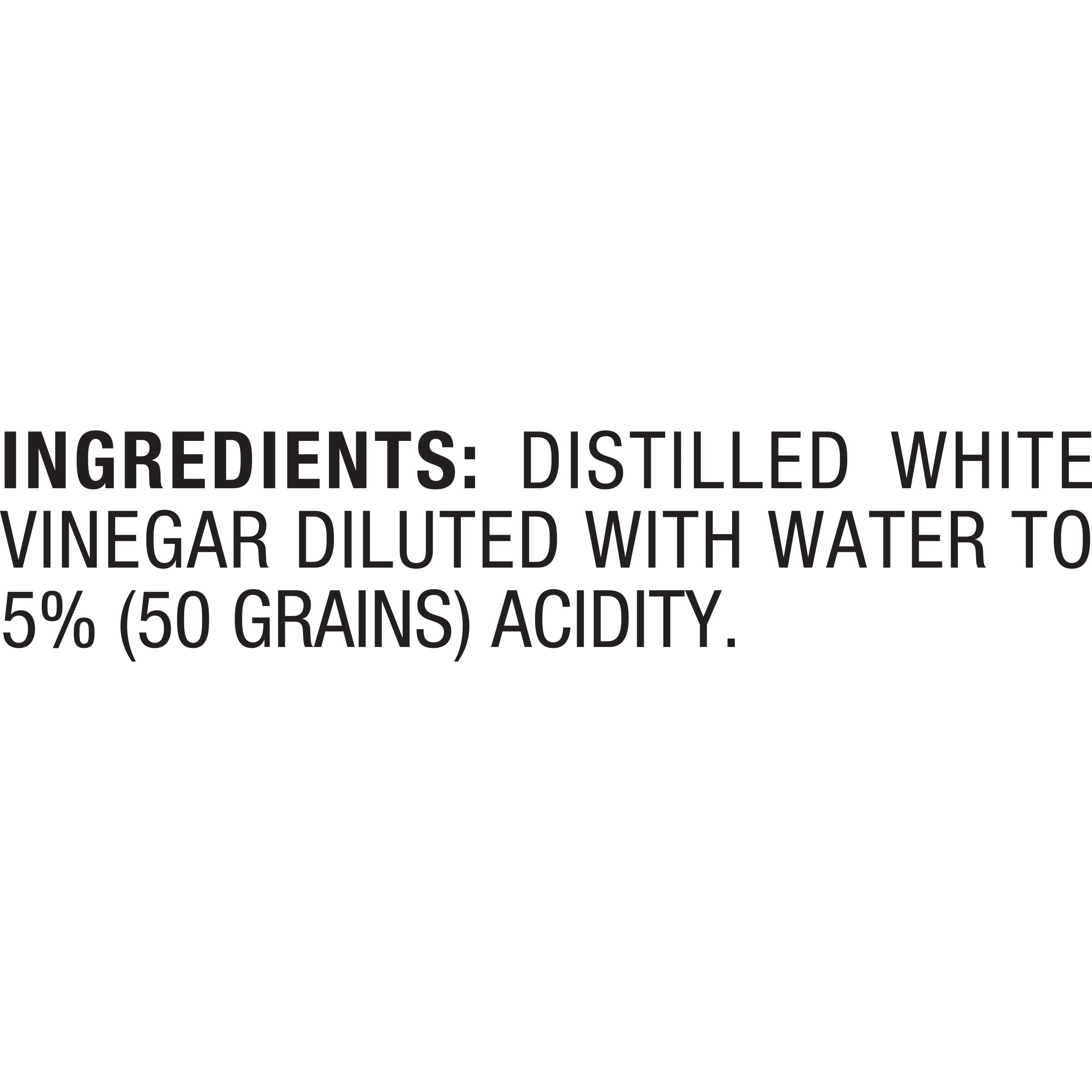 Heinz kosher-certified distilled white vinegar manufactured in the USA on pantry shelf