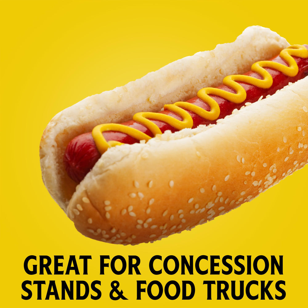 Heinz mustard packet for deli sandwiches and snacks.