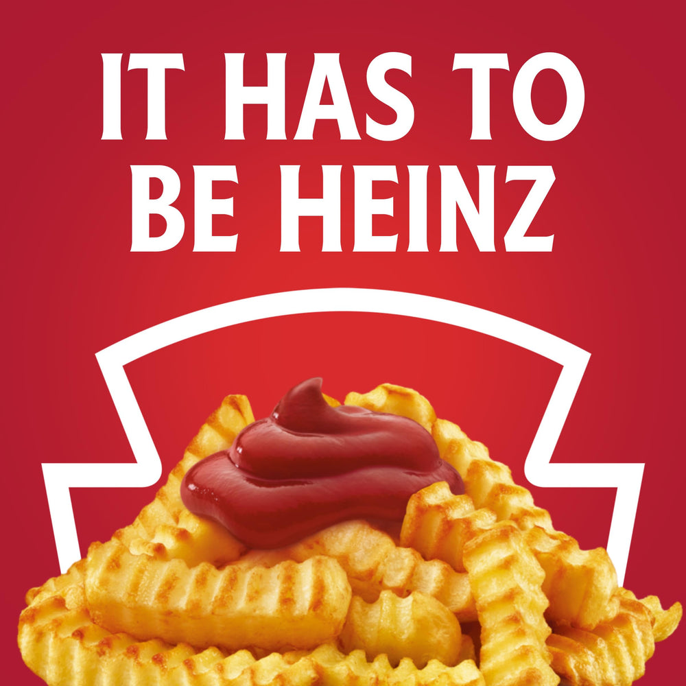 HEINZ Organic Tomato Ketchup burger dinner enhancement