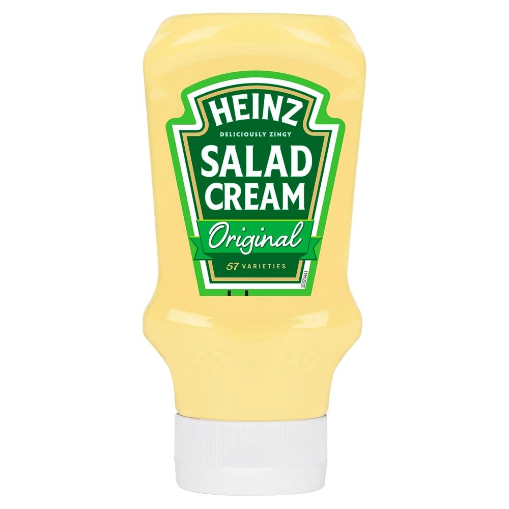 Heinz Salad Cream Original Squeezy alongside carrot sticks for dipping
