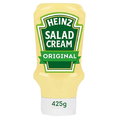 Heinz Salad Cream Original Squeezy with a salad bowl drizzle of tang