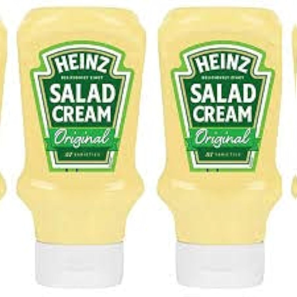 Heinz Salad Cream squeeze-top bottle for easy, mess-free salads