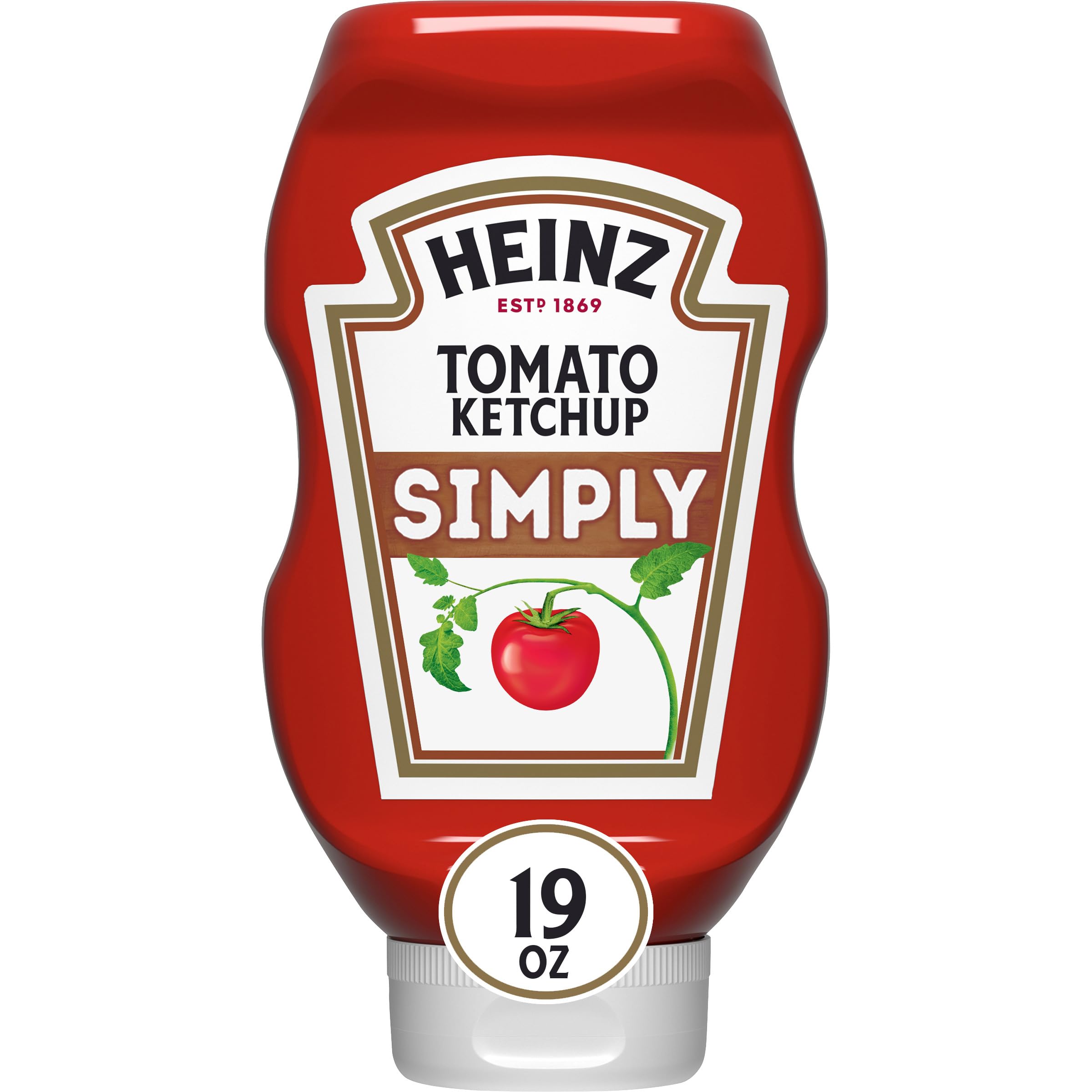 HEINZ Simply Tomato Ketchup 19 oz bottle ready for family meals