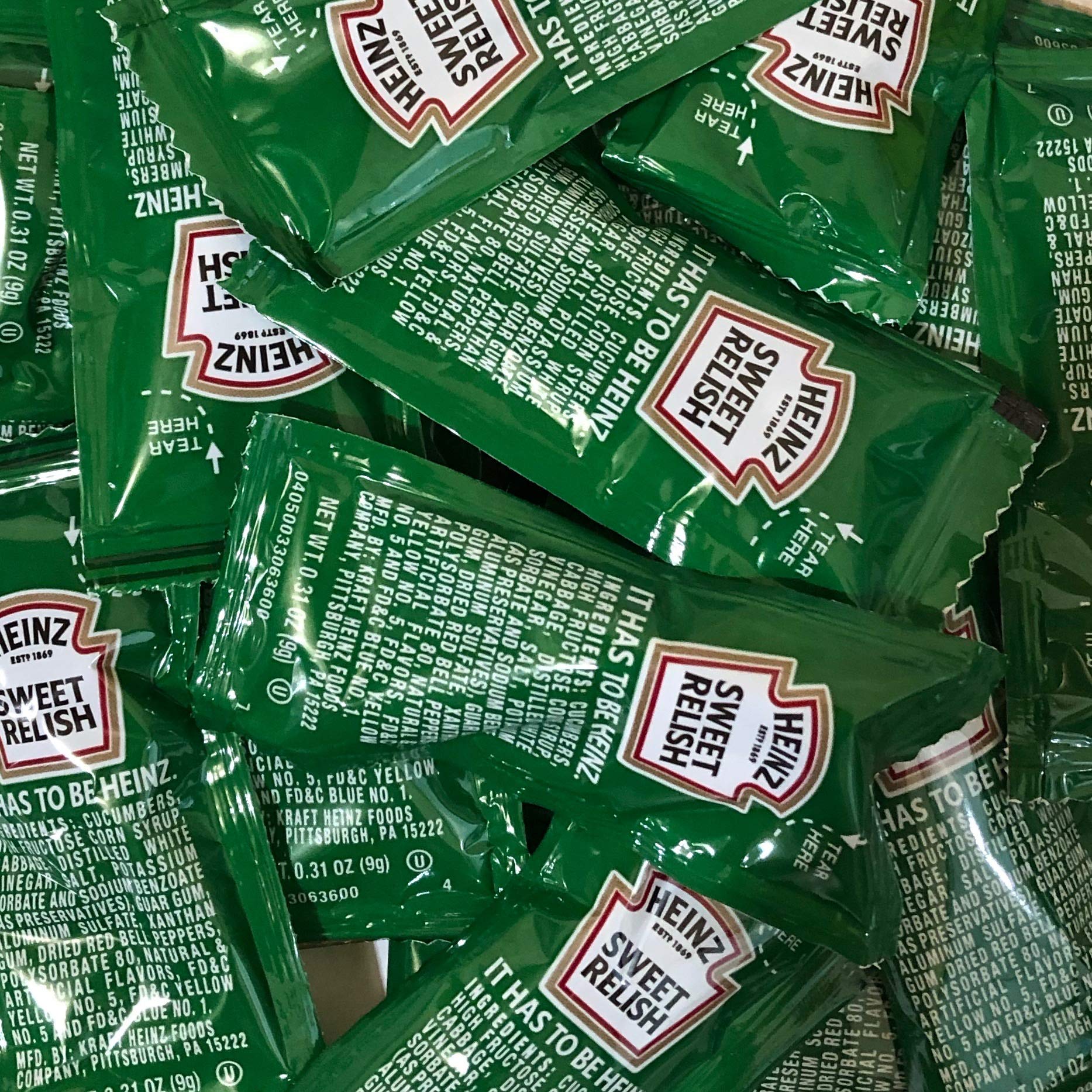 HEINZ Sweet Relish hot-dog-burger-topping enhances flavor at cookouts.