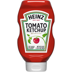 Heinz Tomato Ketchup 20 oz bottle on counter for everyday meals