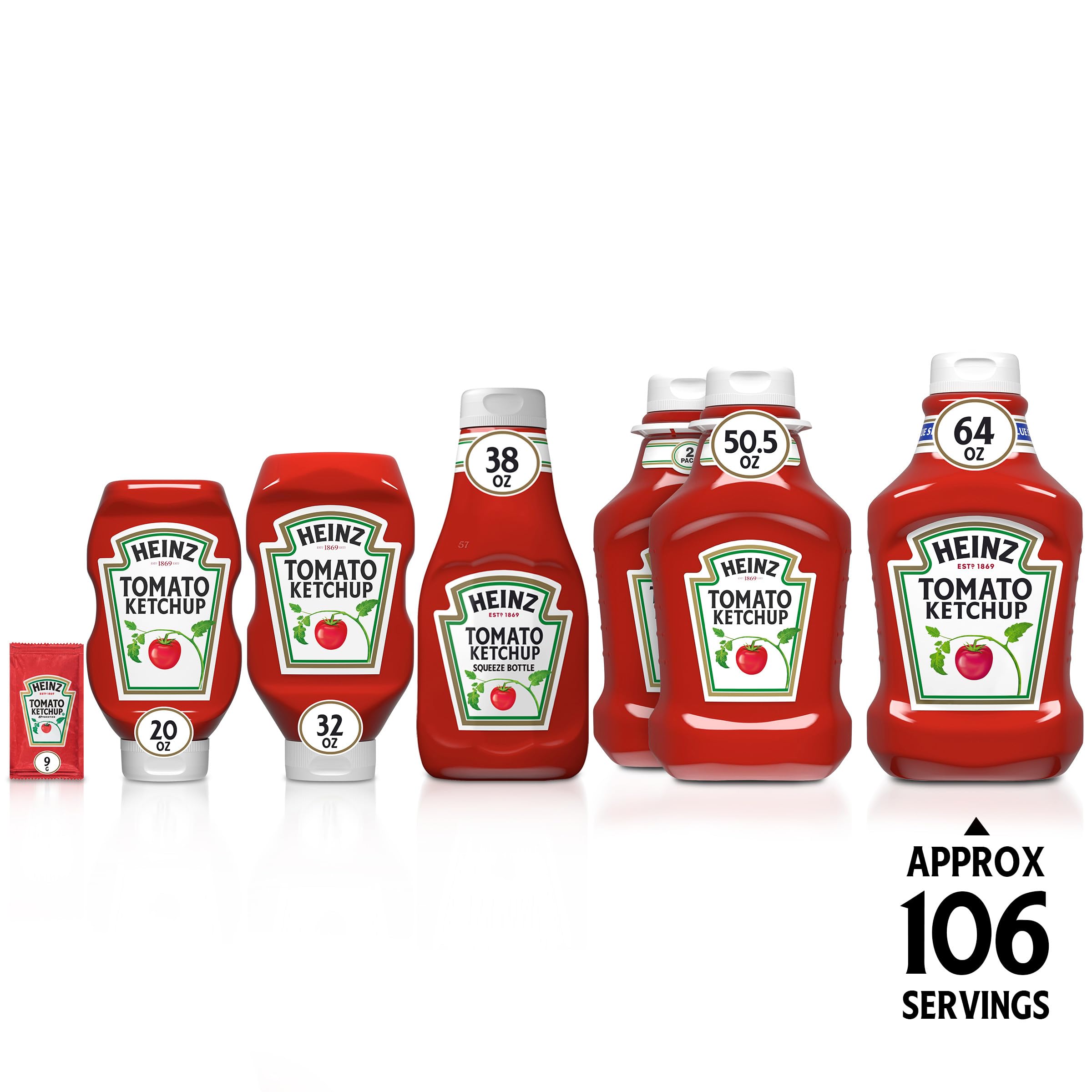 Heinz Tomato Ketchup 64oz bottle pour shot ready for dipping.