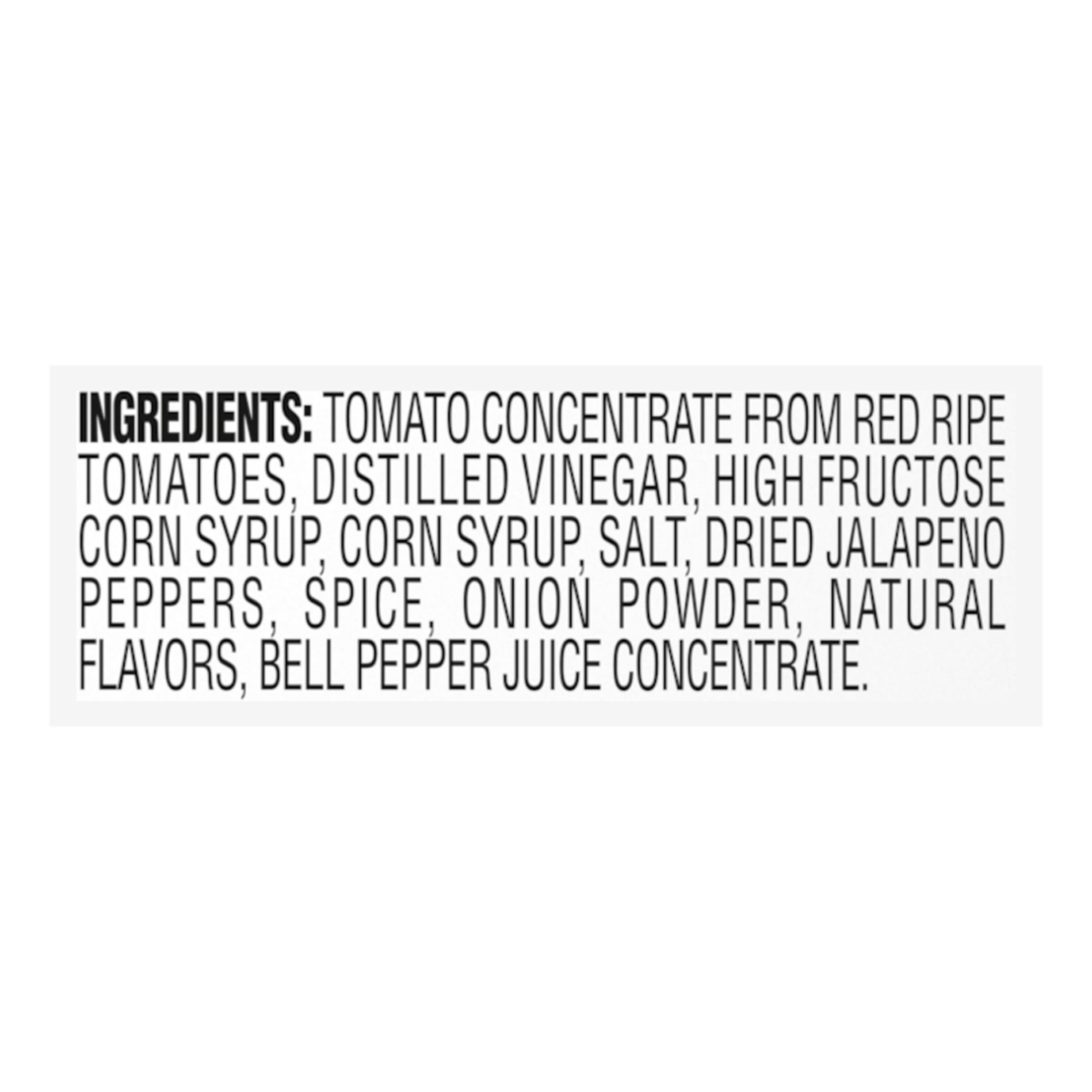Fridge-ready Heinz Tomato Ketchup Blended With Jalapeno, emphasizing freshness and resealability.