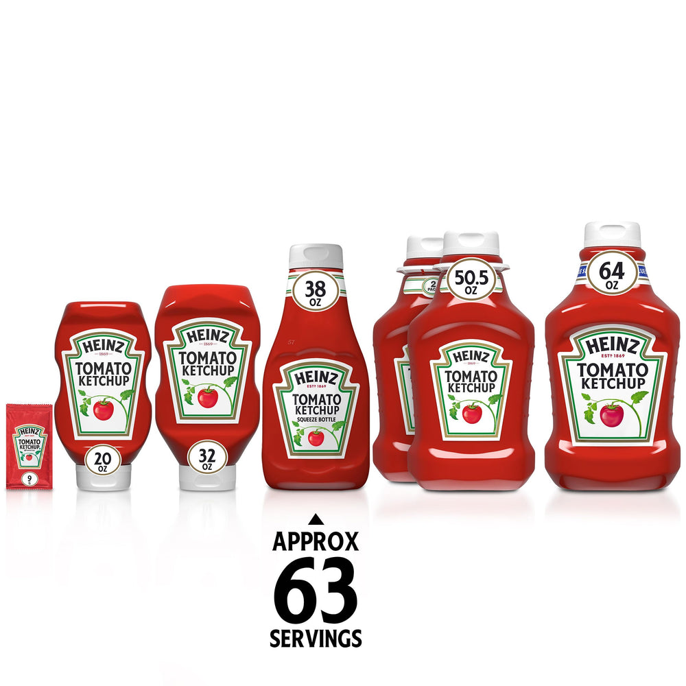 Heinz Tomato Ketchup bottle pour showing thick texture for dipping