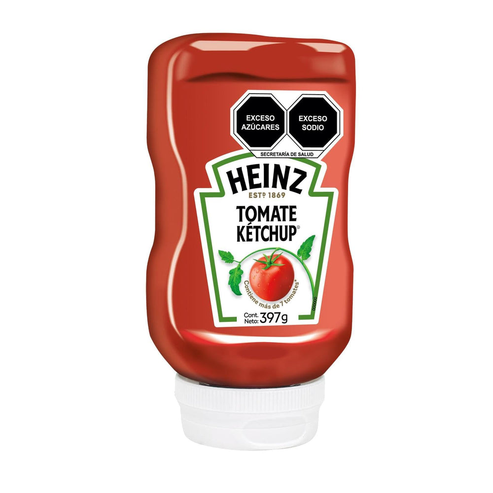 Heinz Tomato Ketchup topping a juicy burger with tangy finish.