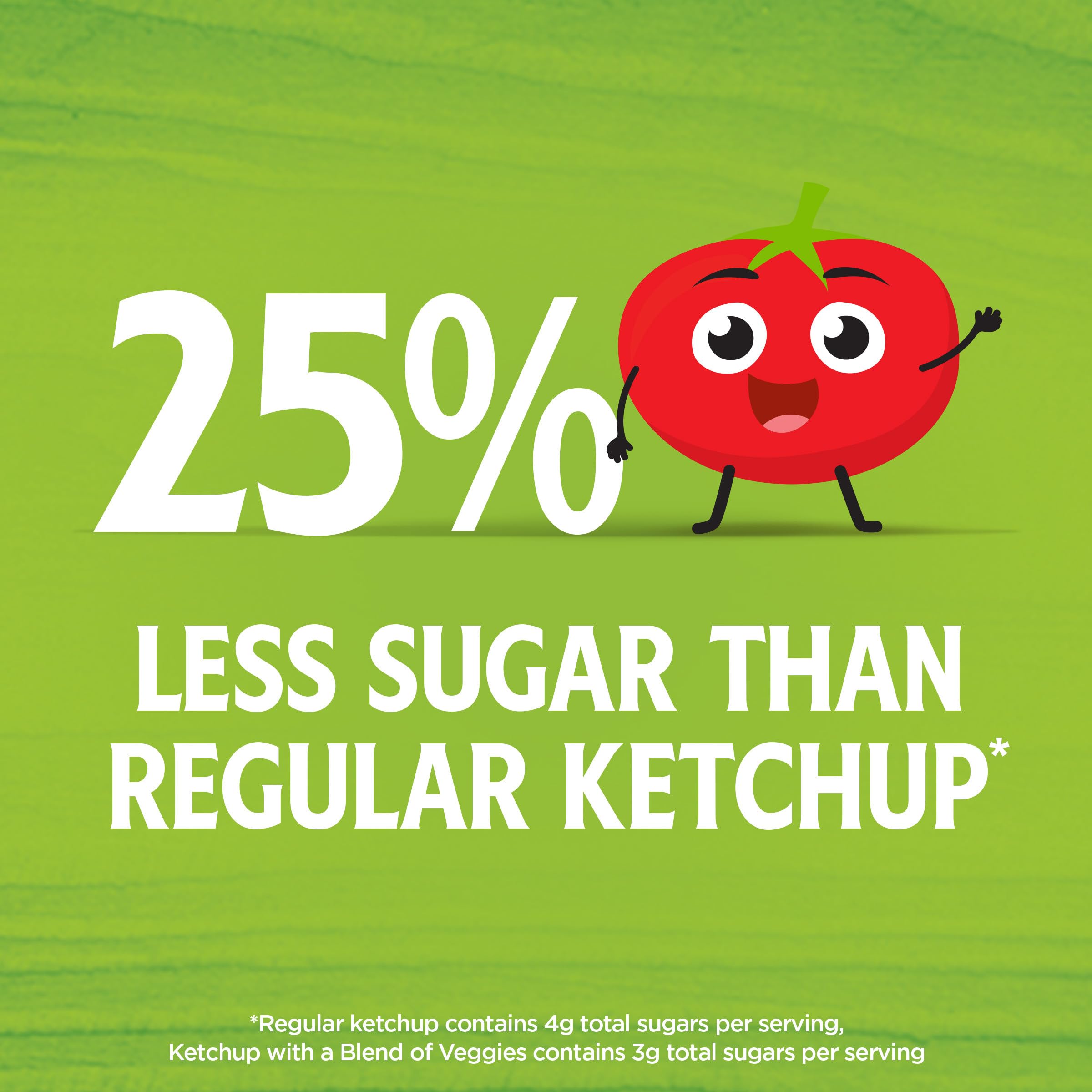 Heinz Veggies Ketchup bottle ready for family meals