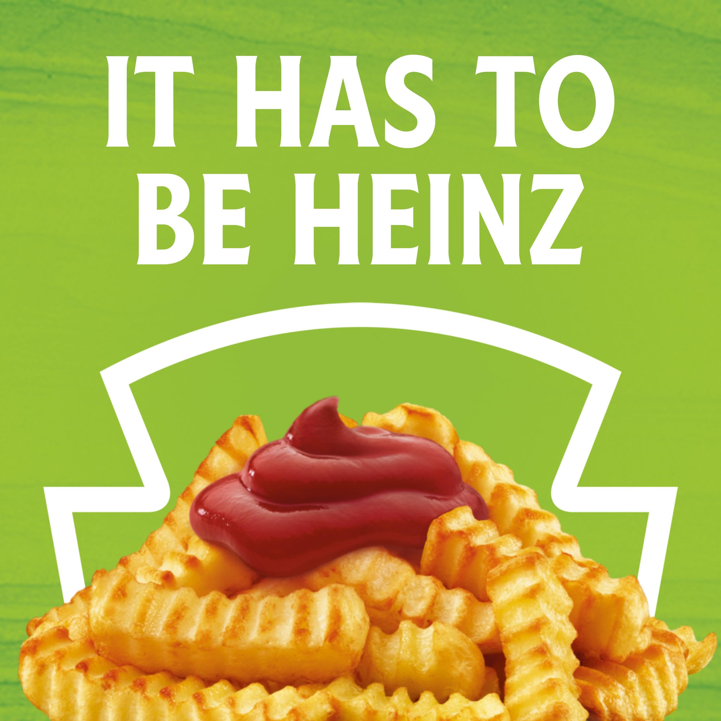 Kitchen scene showing Heinz Veggies Ketchup with a lower sugar note