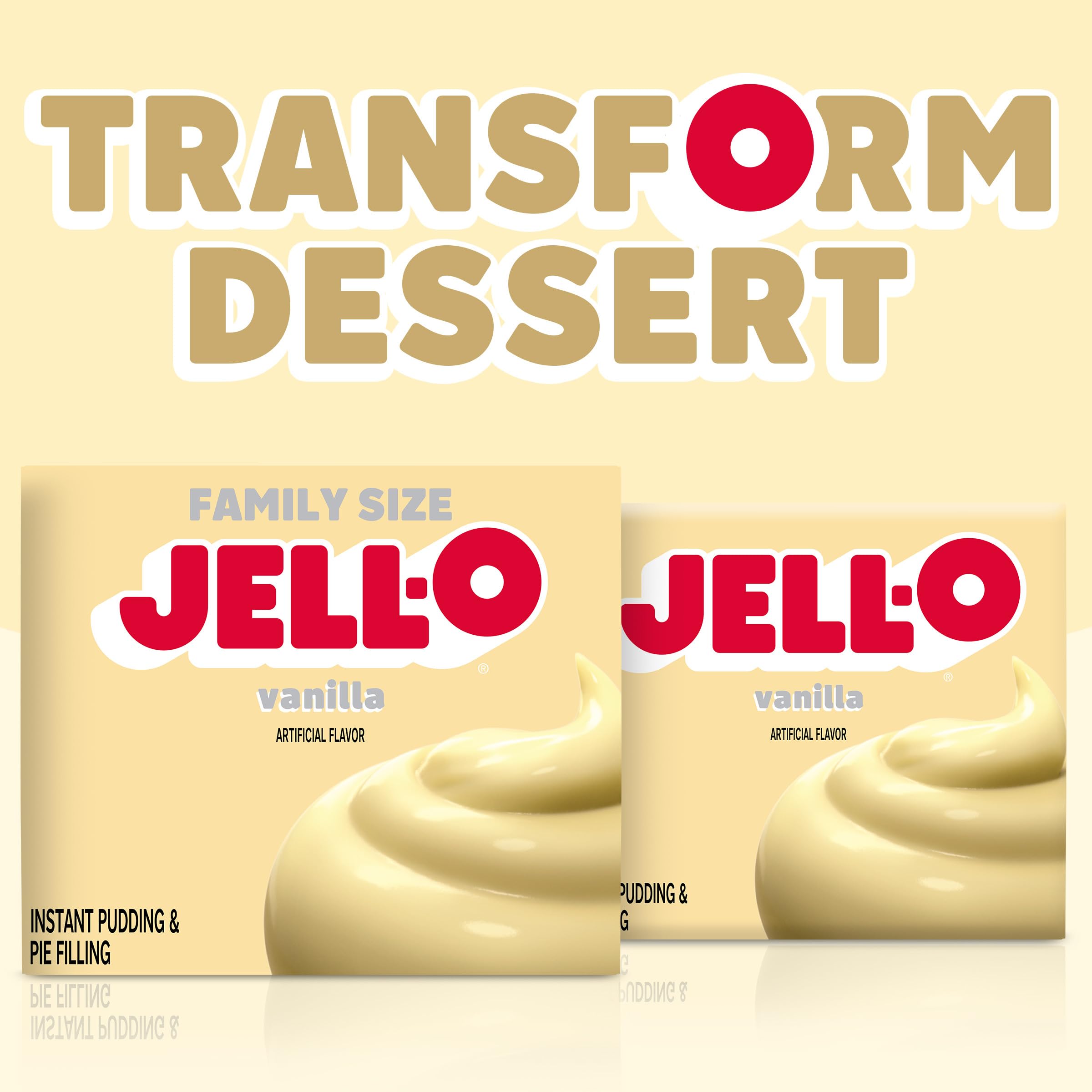 Sealed pouch preserves HEINZ Jell-O Vanilla Pudding freshness