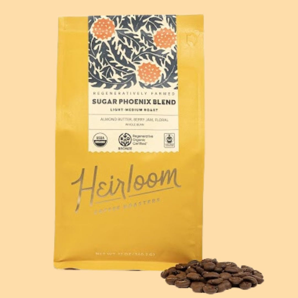 Heirloom Sugar Phoenix Blend brew setup for versatile brewing methods.