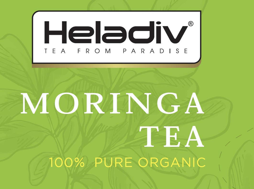 Heladiv Moringa Tea cup with steam for a calming break anytime.