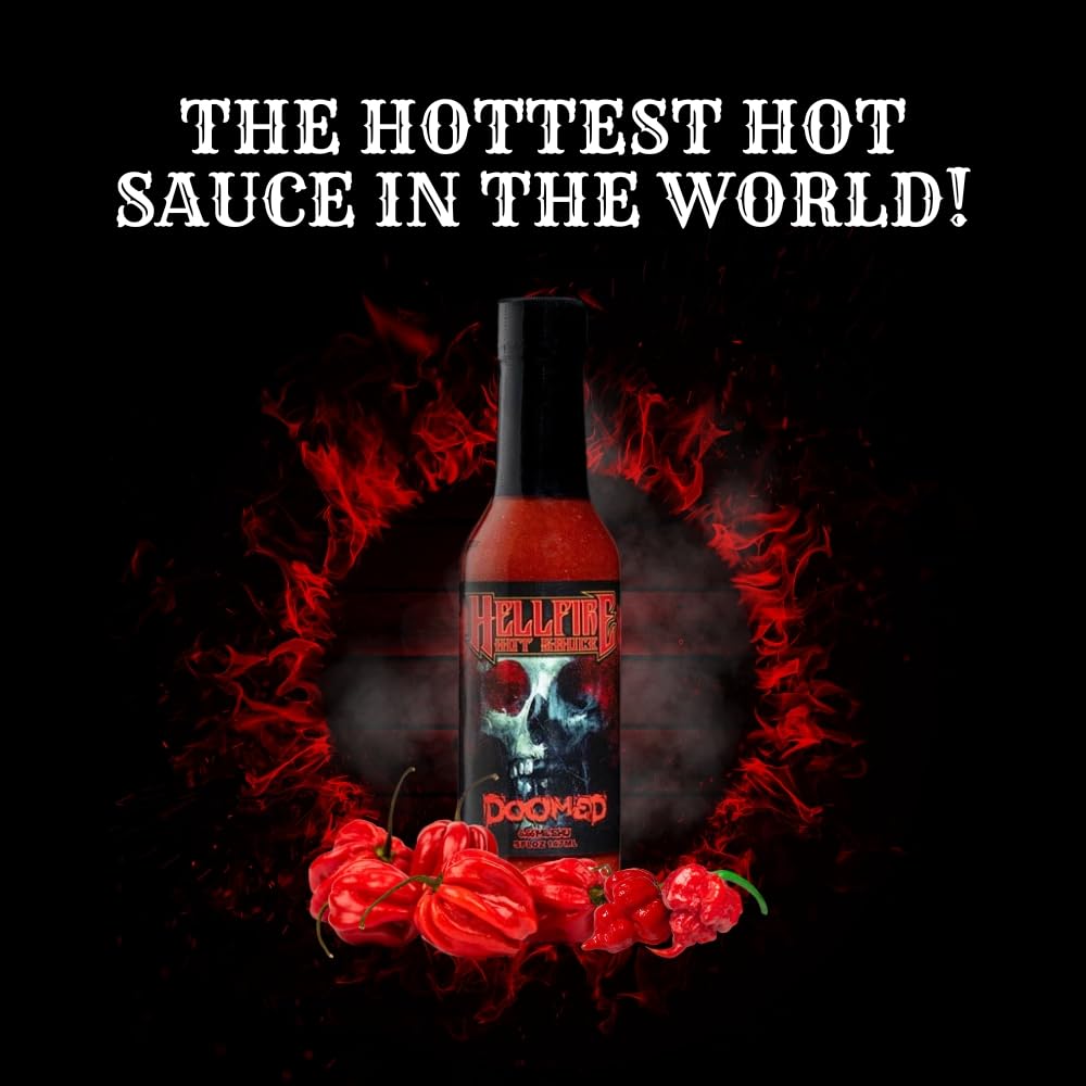 Dish with Hellfire Doomed Hot Sauce boosts savory flavor