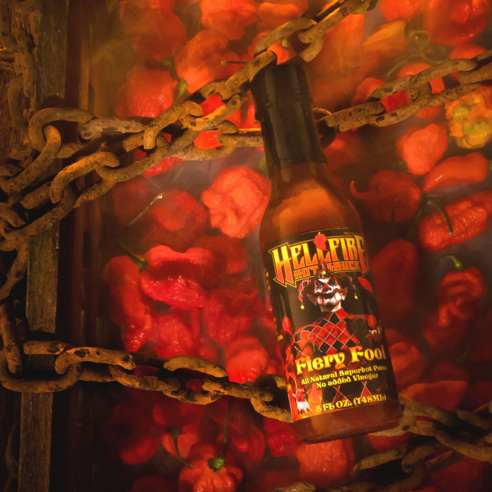 Fiery Fool on a dinner plate adds vibrant heat to meals.