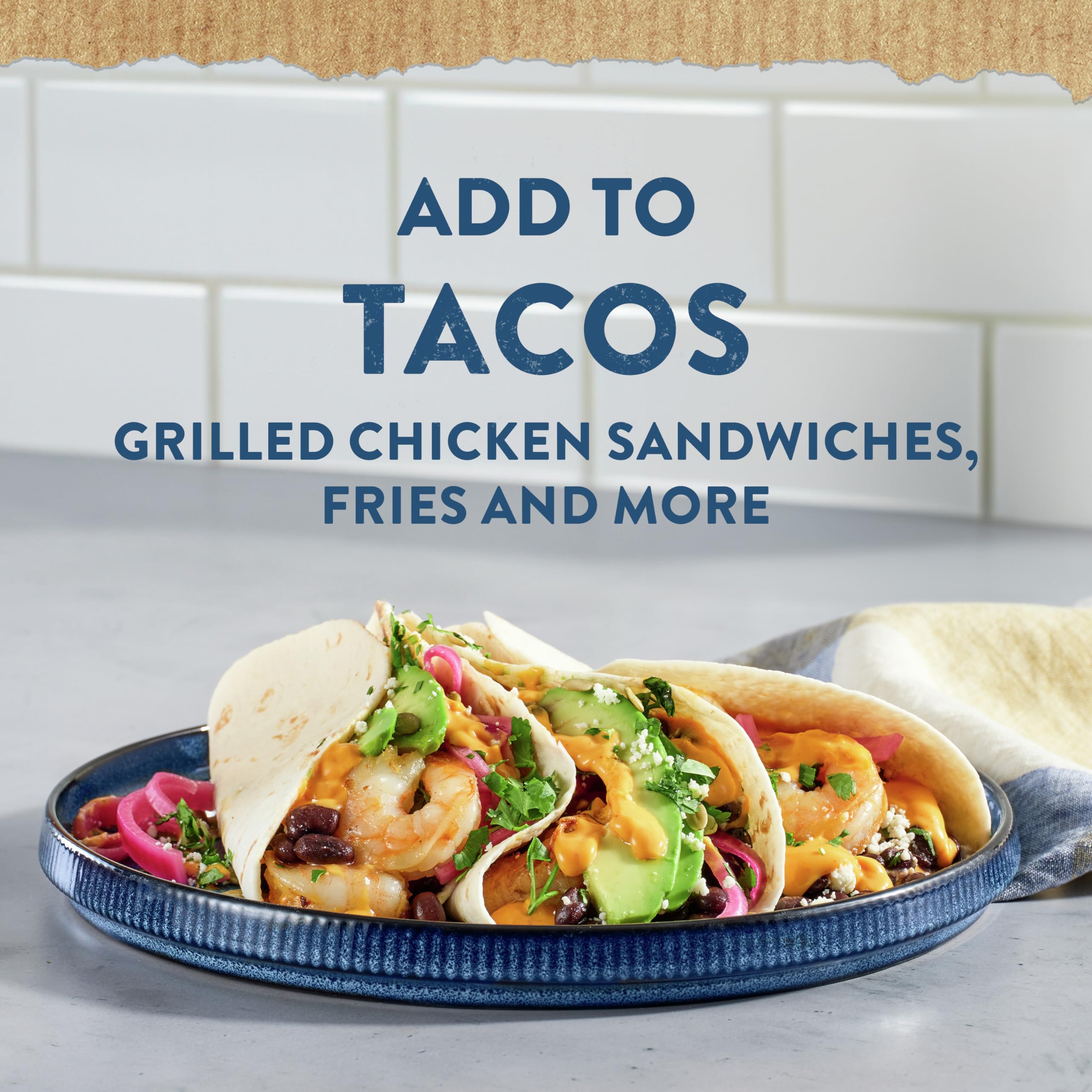 Hellmann's Chipotle Mayonnaise Dressing dip setup enhances veggie bites with creaminess.