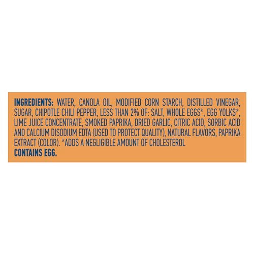 Hellmann's Chipotle Mayonnaise Dressing on a taco highlights real chipotle peppers.
