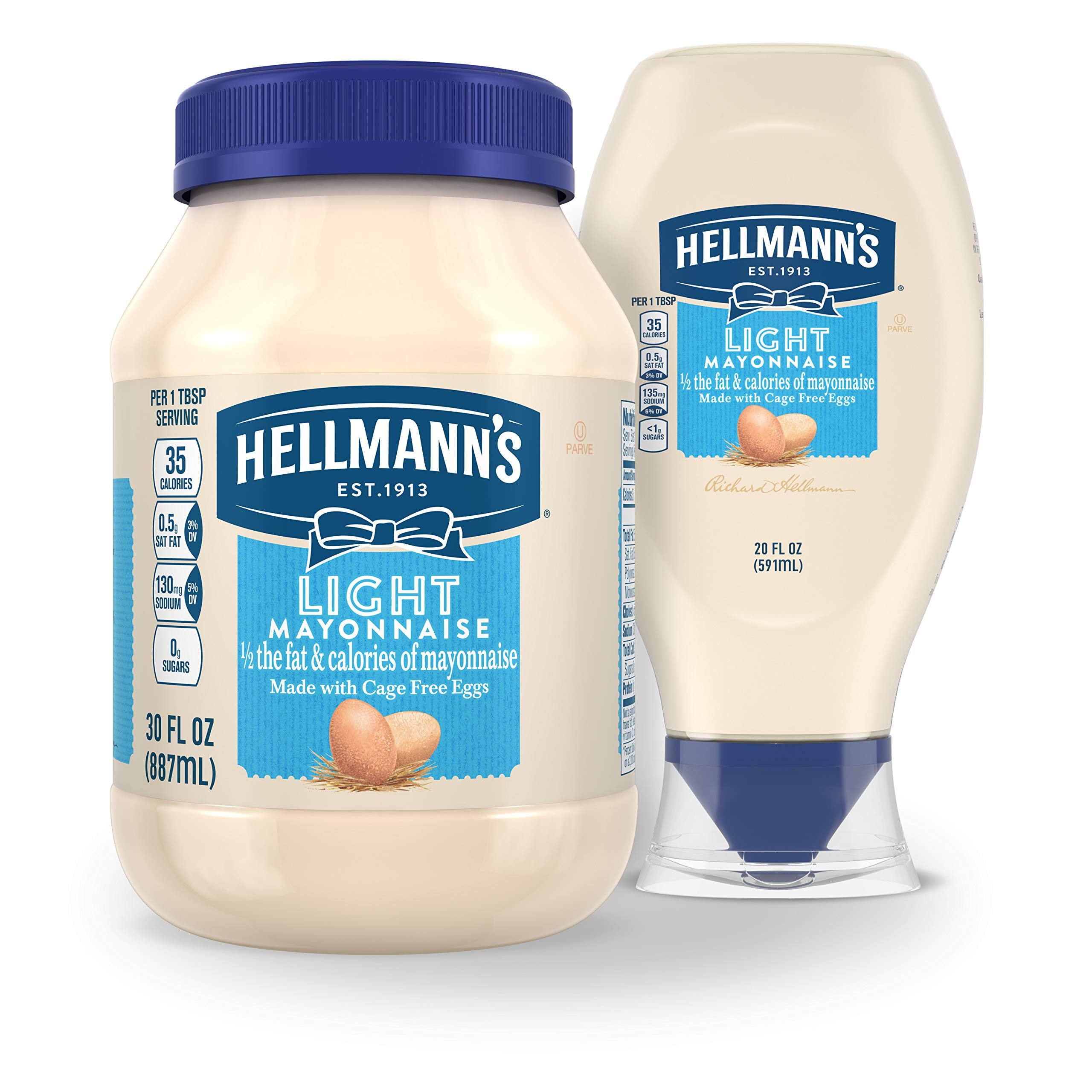 Dipping bowl with Hellmann's Light Mayo for quick snacks