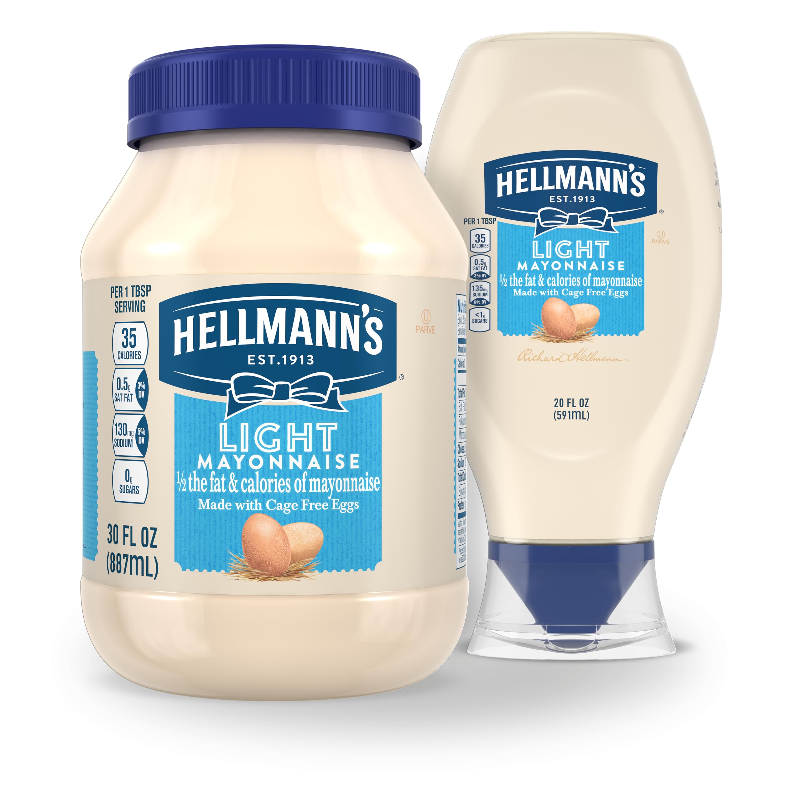 Kitchen scene featuring Hellmann's Light Mayo in quick weeknight meals.
